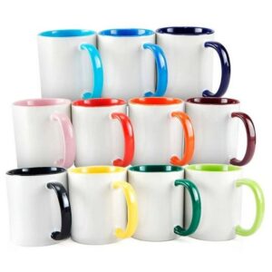 Caneca com Interior Colorido